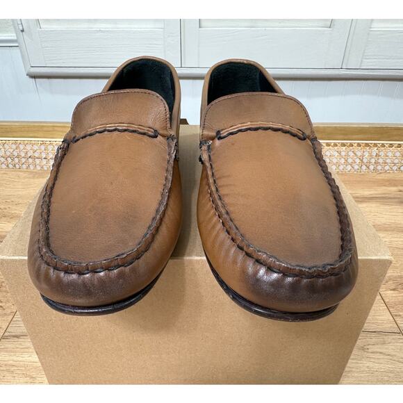 Allen Edmonds Super Sport Driver Loafers Mocha Brown Leather Size 8 Dressy Comfy main image 5